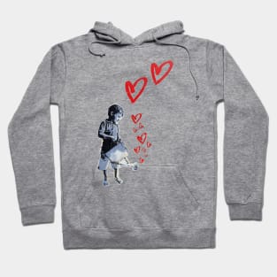 Banksy-style Urban Street Art: Child Love Hoodie